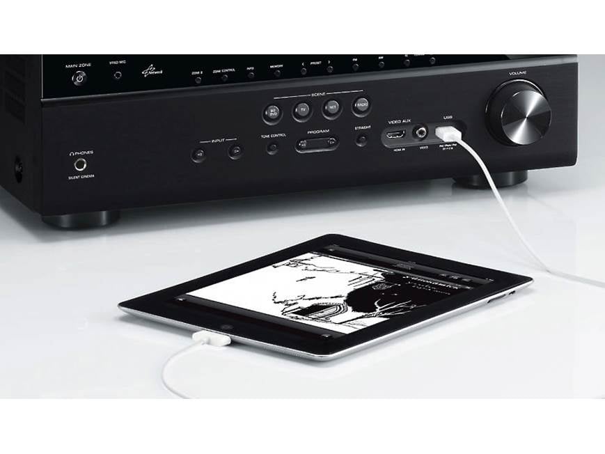 Yamaha RX-V473 Home theater receiver with 3D-ready HDMI switching