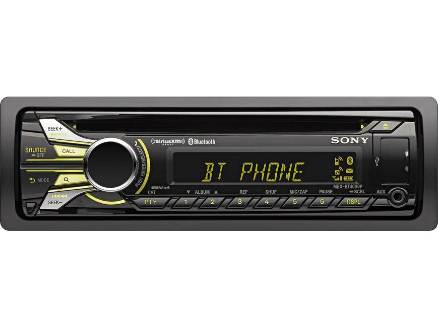 Sony MEX-BT4000P CD receiver at Crutchfield