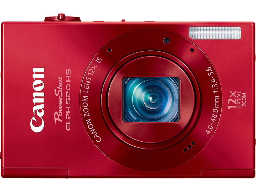 Canon PowerShot Elph 520 HS (Red) 10.1-megapixel digital camera