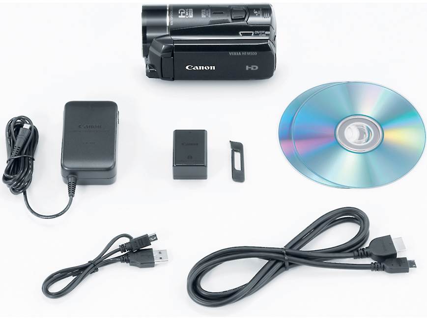 Canon VIXIA HF M500 High-definition camcorder at Crutchfield