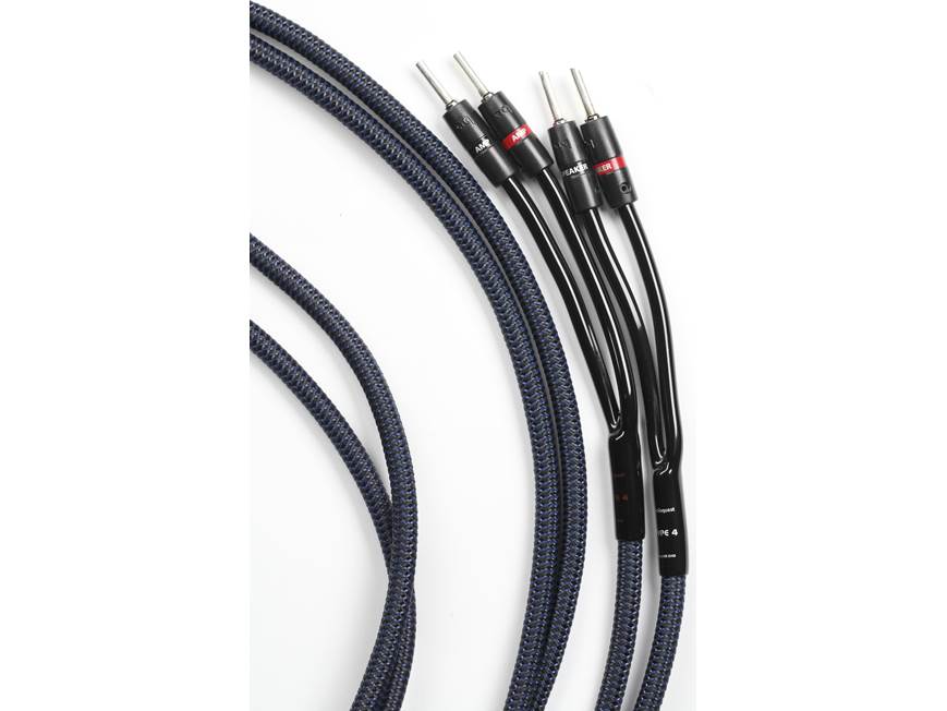 AudioQuest Type 4 (10-foot pair) Speaker cables with pre-attached