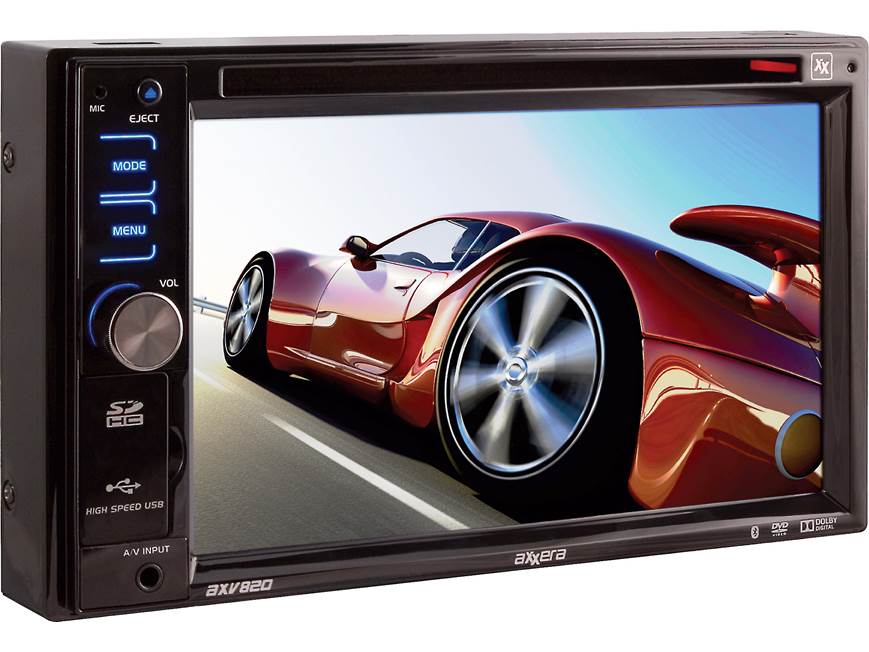 Axxera AXV820 DVD receiver at Crutchfield