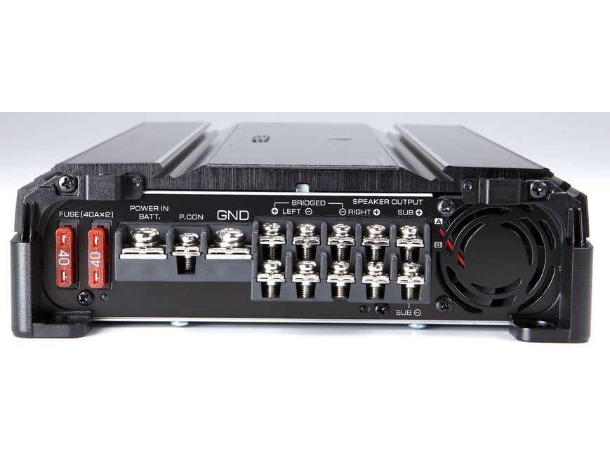 Kenwood Excelon X700-5 5-channel car amplifier — 40 watts RMS x 4