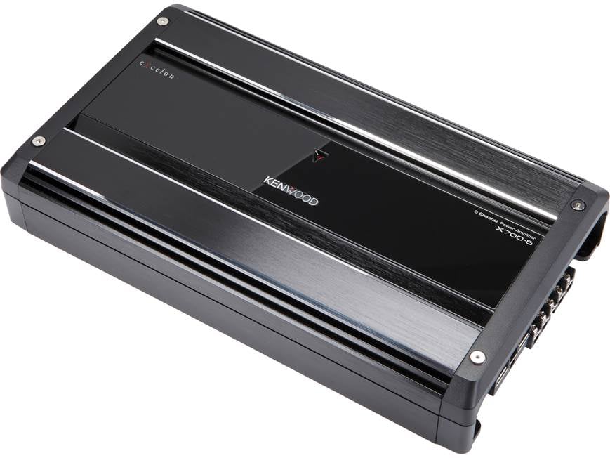 Kenwood Excelon X700-5 5-channel car amplifier — 40 watts RMS x 4
