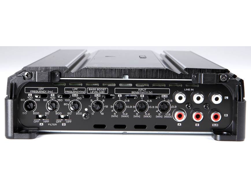 Kenwood Excelon X700-5 5-channel car amplifier — 40 watts RMS x 4