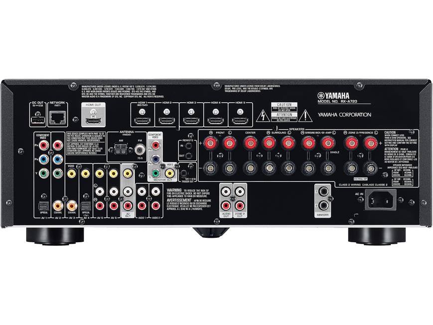 Yamaha RX-A720 Home theater receiver with 3D-ready HDMI switching