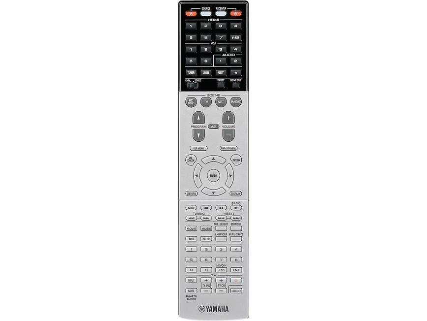 thumbnail interactive-video image 1 of Remote Control RAV206 For Yamaha AV Receivers – Replacement For RX-V520, HTR-5140 1 of 6