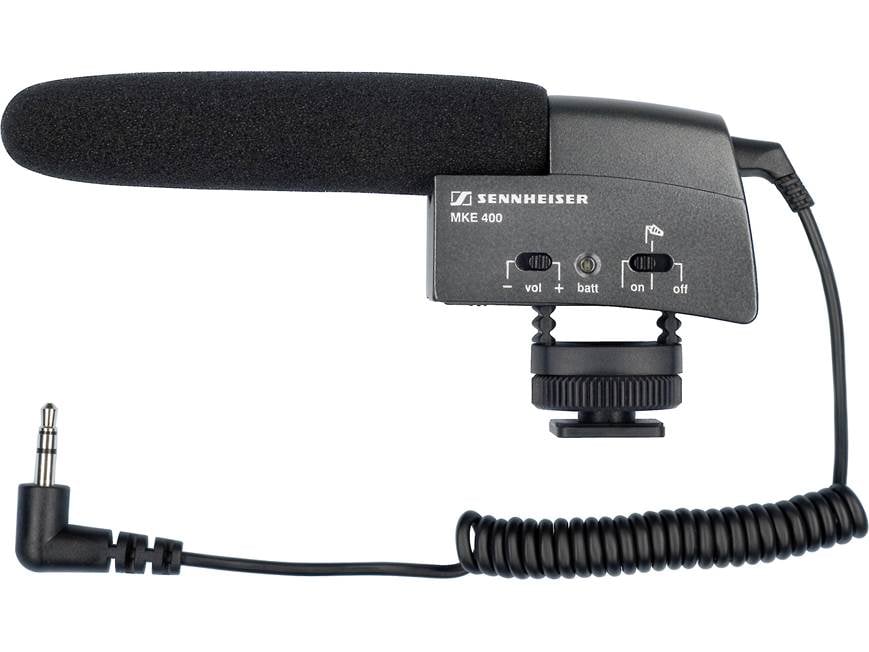 Sennheiser MKE 400 Small shotgun microphone at Crutchfield