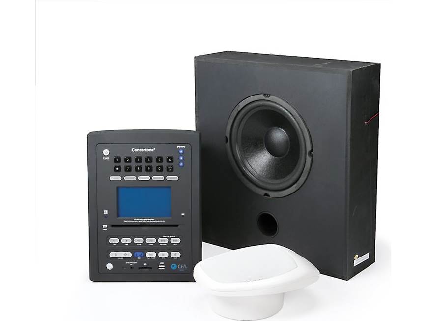 Concertone SW-BOX4 Ported subwoofer enclosure with 8