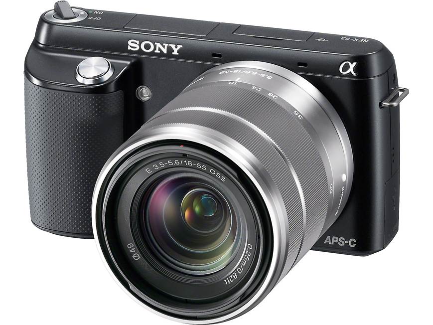 [ジャンク品]SONY NEX-F3 Sony Alpha NEX-F3 (Black) 16-megapixel digital camera with 180