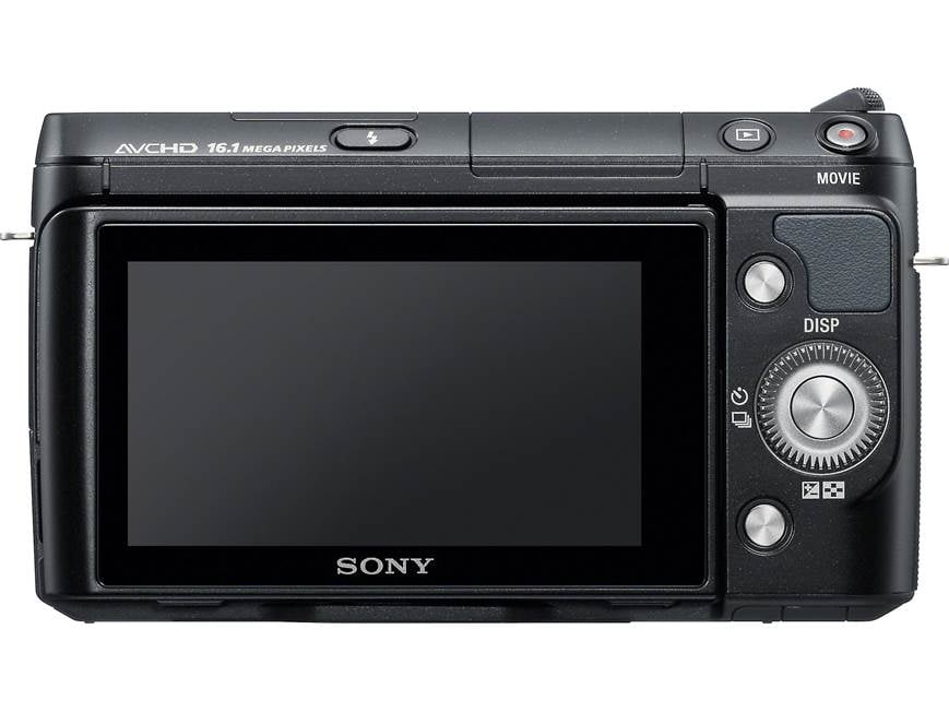 Sony Alpha NEX-F3 (Black) 16-megapixel digital camera with 180