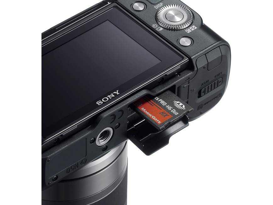 Sony Alpha NEX-F3 (Black) 16-megapixel digital camera with 180