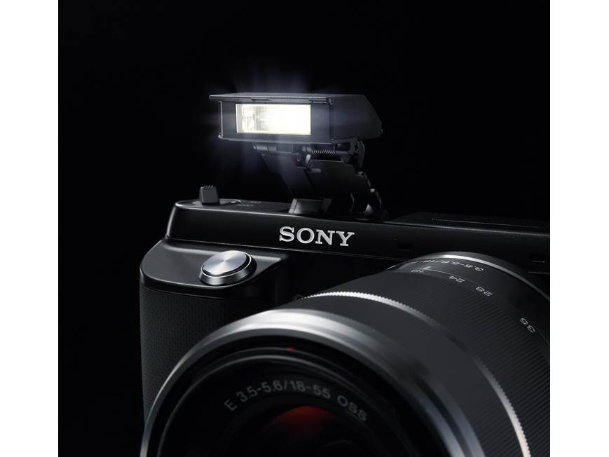 Sony Alpha NEX-F3 (Black) 16-megapixel digital camera with 180