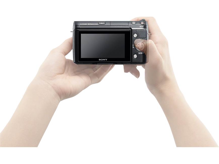 Sony Alpha NEX-F3 (Black) 16-megapixel digital camera with 180