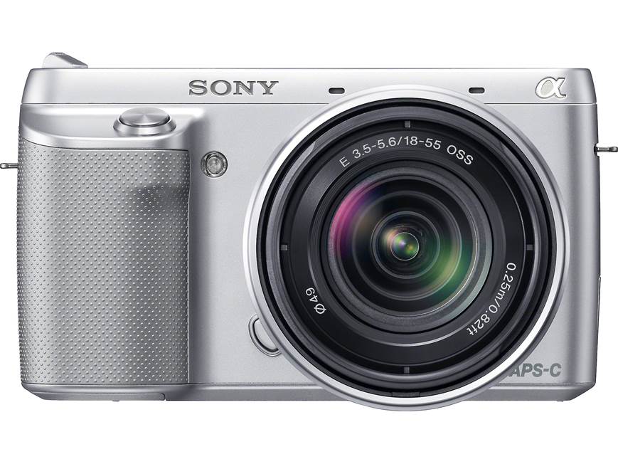 Sony Alpha NEX-F3 (Silver) 16-megapixel digital camera with 180
