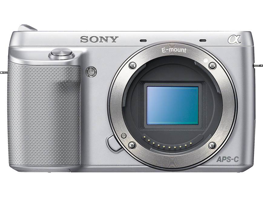 Sony Alpha NEX-F3 (Silver) 16-megapixel digital camera with 180