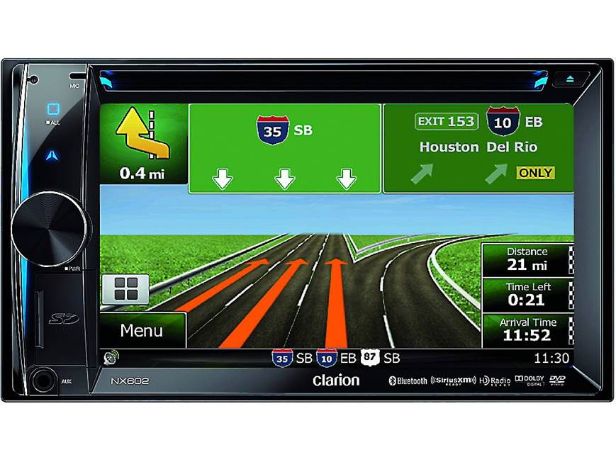 Clarion NX602 Navigation receiver at Crutchfield