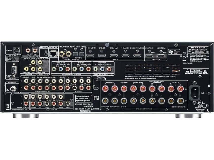 Marantz SR6007 7.2-channel home theater receiver with Apple