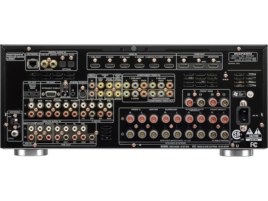 Marantz SR7007 7.2-channel home theater receiver with Apple