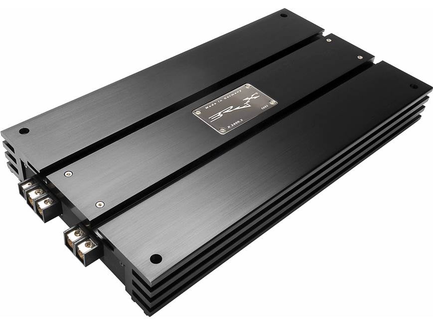 Brax X2400.2 (Black) 4-channel car amplifier — 110 watts RMS x 4