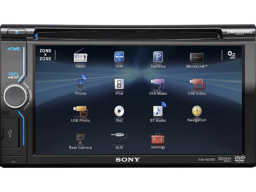 Sony XAV-601BT DVD receiver (Factory Refurbished) at Crutchfield