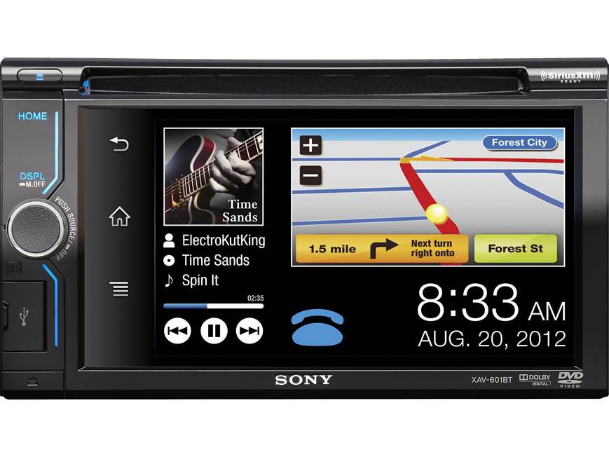 Sony XAV-601BT DVD receiver (Factory Refurbished) at Crutchfield