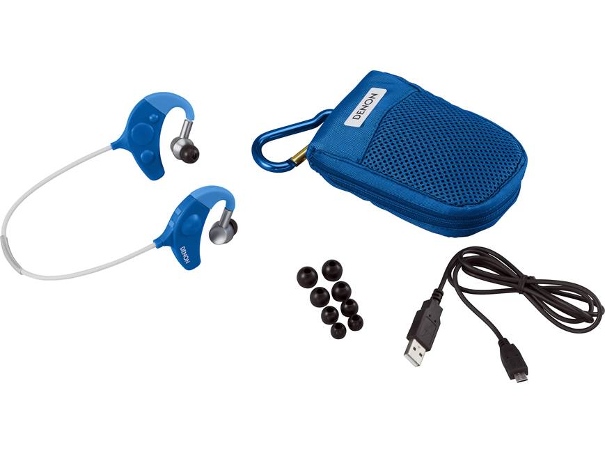 (未使用･未開封品)　DENON EXERCISE FREAK インナーイヤーヘッドホン Bluetooth対応ワイヤレス オレンジ AH-W150-OR v1yptgt Denon AH-W150 Exercise Freak™ (Blue) Bluetooth® sports headphones