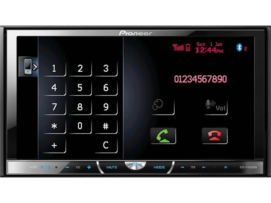 Pioneer AVH-P4400BH DVD receiver at Crutchfield