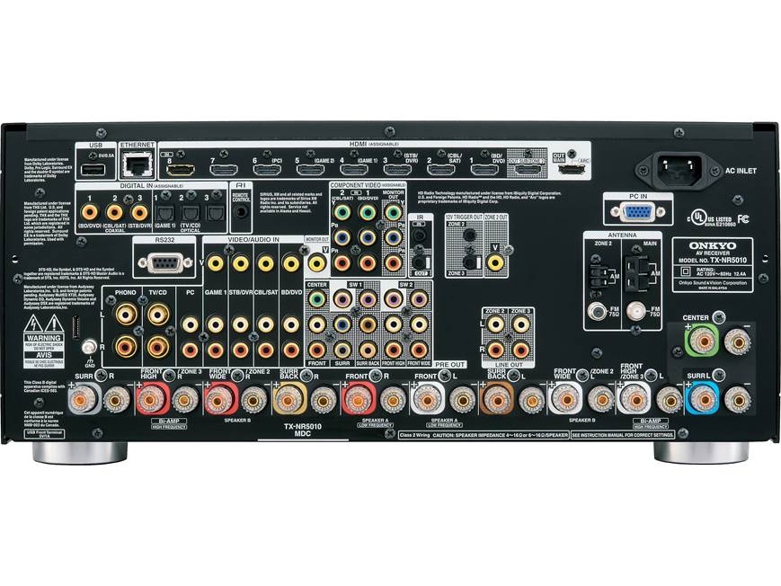 Onkyo TX-NR5010 9.2-channel home theater receiver, Internet-ready