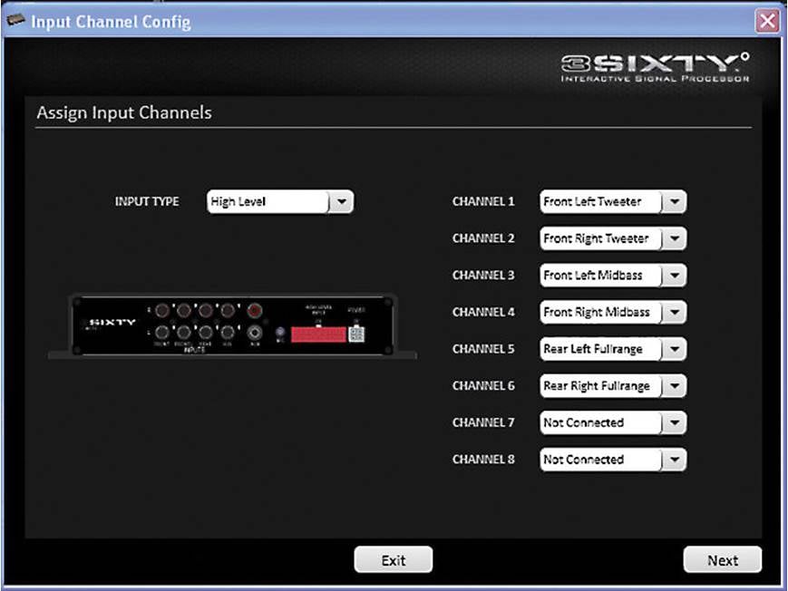 Rockford Fosgate 3Sixty.3 Programmable 8-channel digital signal
