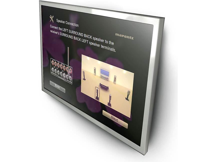 Marantz NR1603 7.1-channel home theater receiver with Apple