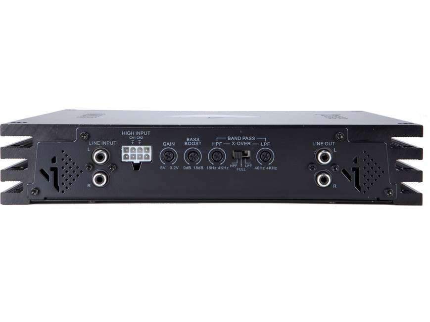 Helix Blue B TWO 2-channel car amplifier — 80 watts RMS x 2 at