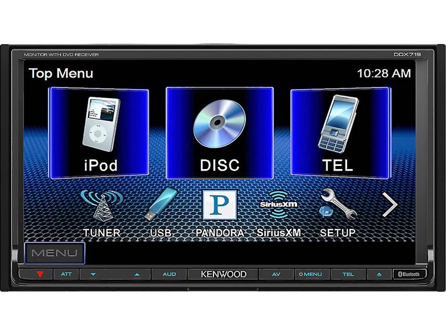 ★KENWOOD DVD MD TUNERコントロールプリアンプ、パワーアンプ Kenwood DDX719 DVD receiver (New Stock) at Crutchfield
