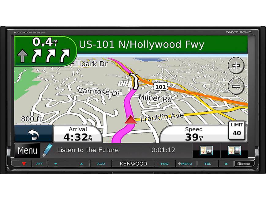 Kenwood DNX7190HD Navigation receiver at Crutchfield