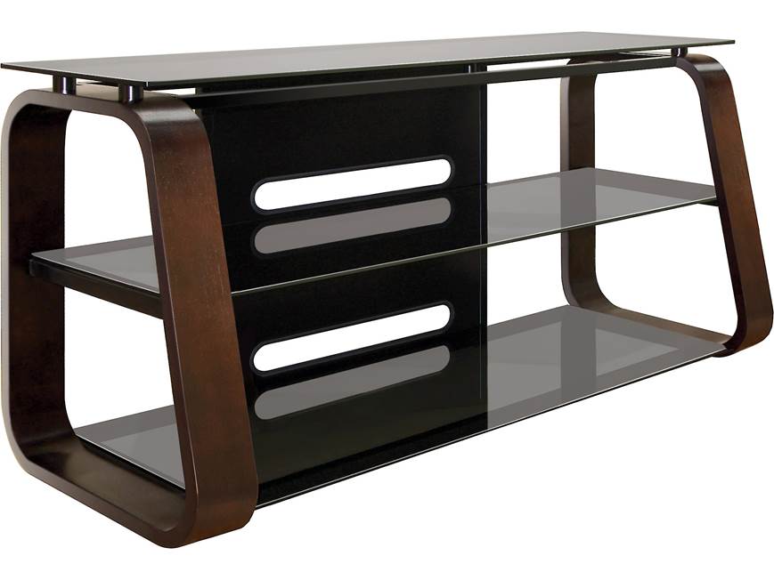 Bell'O CW349 Curved wood audio/video stand for TVs up to 55