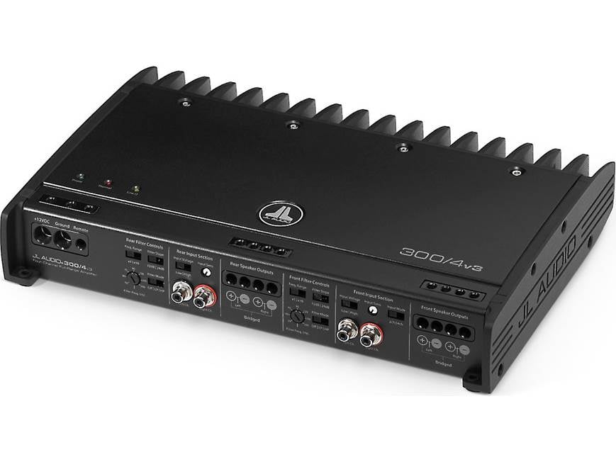JL AUDIO 300/4 v3 動作確認済み JL Audio Slash 300/4v3 4-channel car amplifier — 75 watts RMS x 4