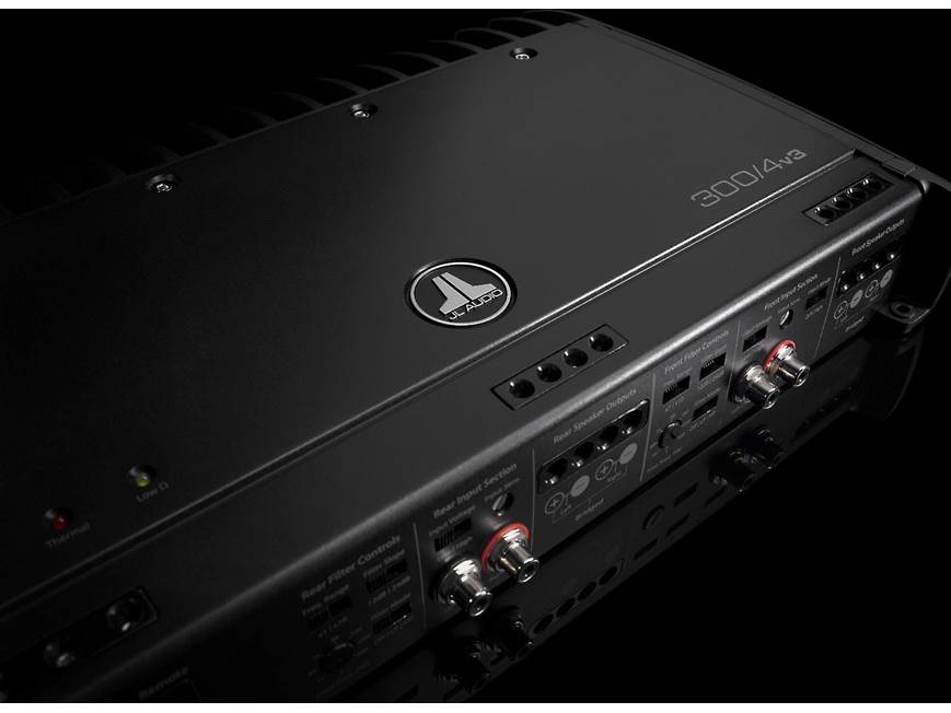 JL Audio Slash 300/4v3 4-channel car amplifier — 75 watts RMS x 4