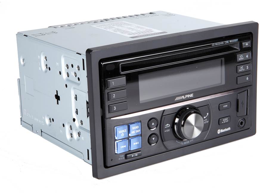 Alpine CDE-W235BT CD receiver at Crutchfield