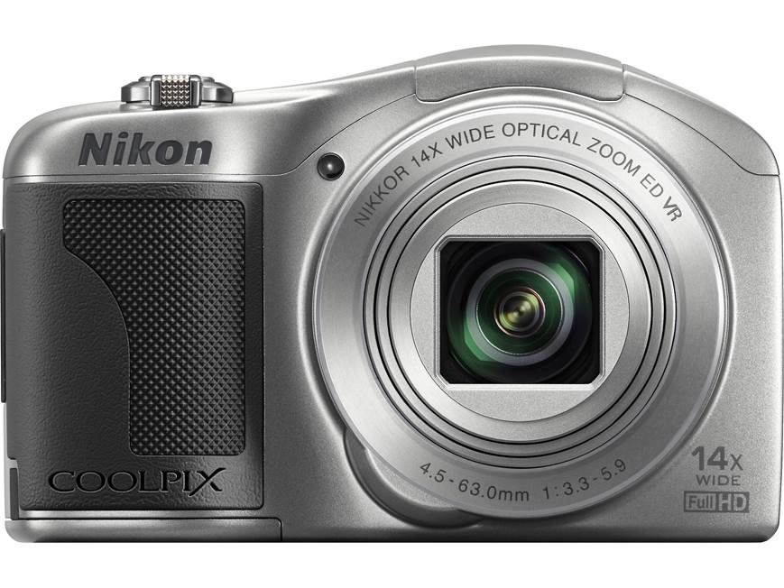 Nikon Coolpix L610 (Silver) 16-megapixel digital camera with 14X