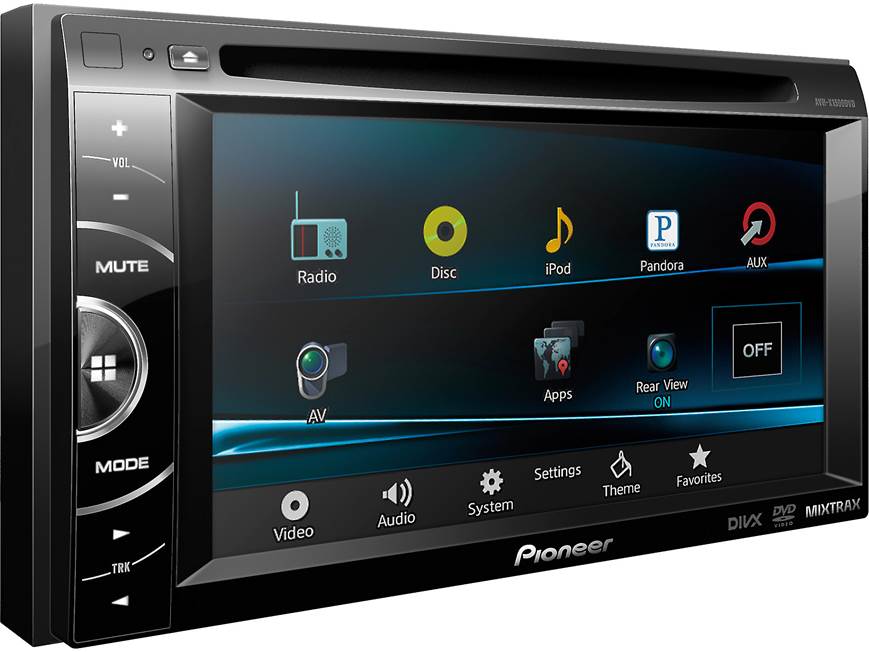 Pioneer AVH-X1500DVD DVD receiver at Crutchfield