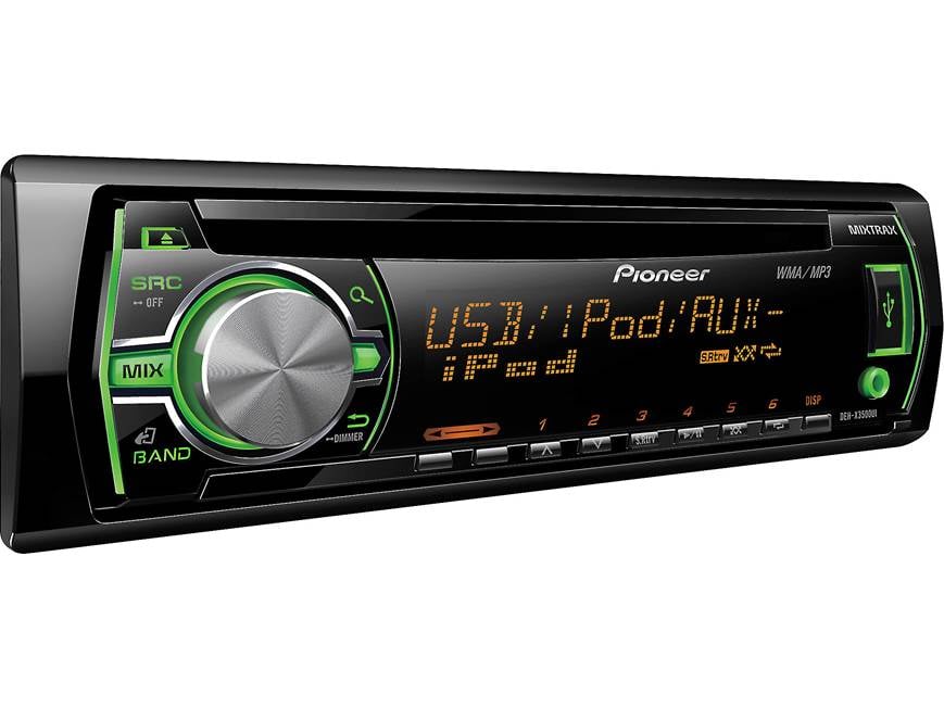 Pioneer DEH-X3500UI CD receiver at Crutchfield