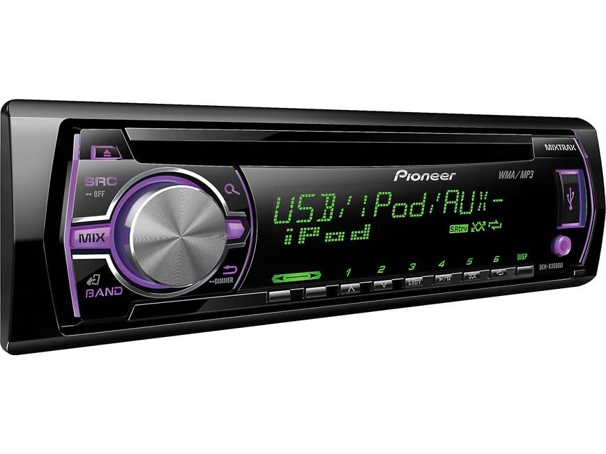 Pioneer DEH-X3500UI CD receiver at Crutchfield