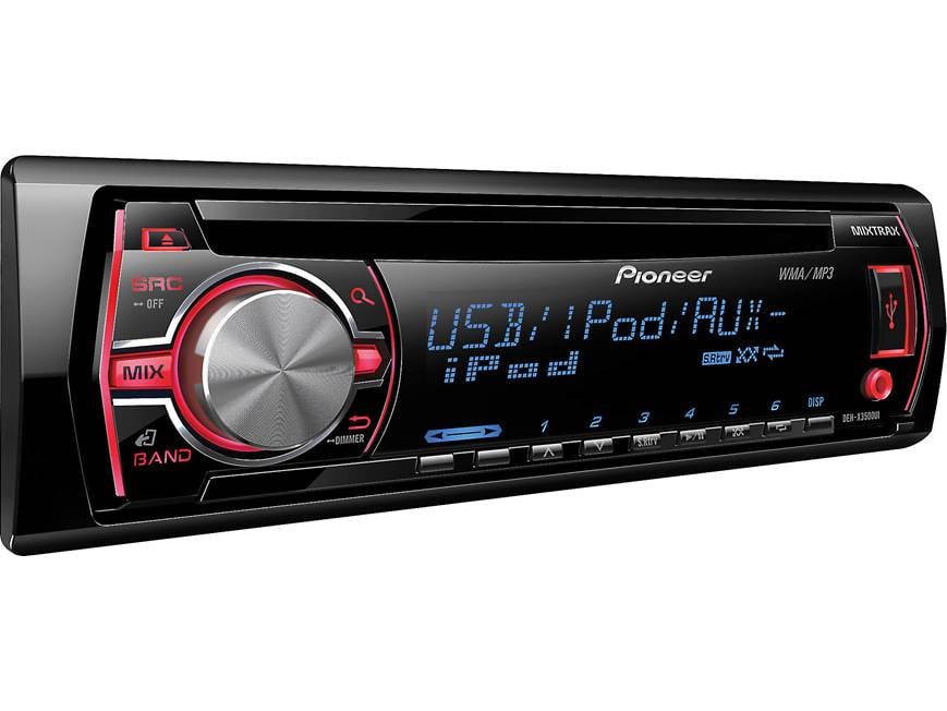 Pioneer DEH-X3500UI CD receiver at Crutchfield