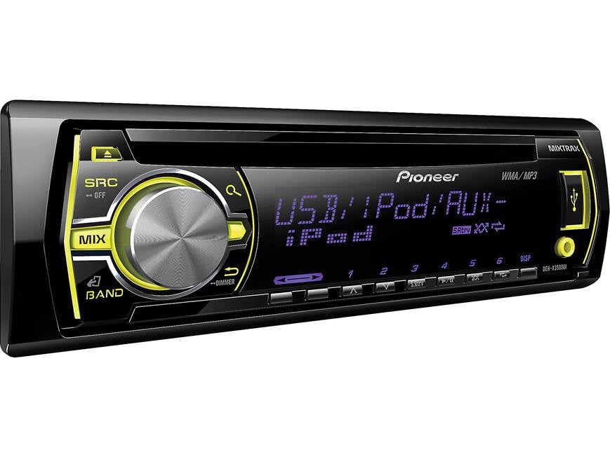 Pioneer DEH-X3500UI CD receiver at Crutchfield