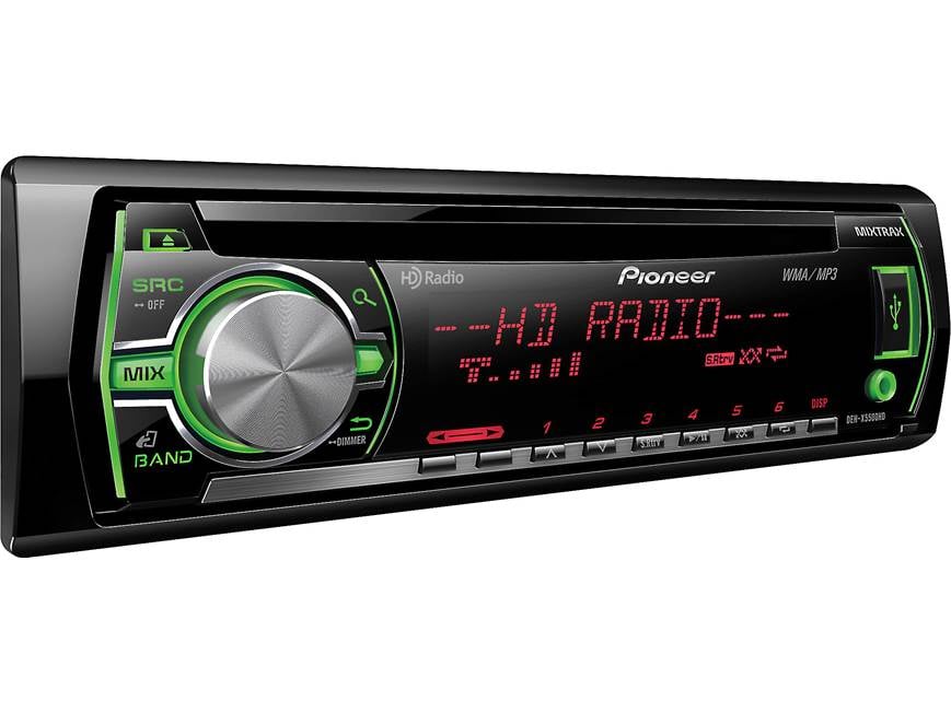Pioneer DEH-X5500HD CD receiver at Crutchfield
