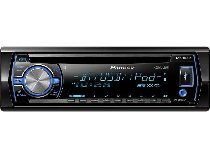 Pioneer DEH-X6500BT CD receiver at Crutchfield