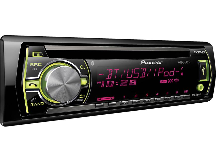 Pioneer DEH-X6500BT CD receiver at Crutchfield