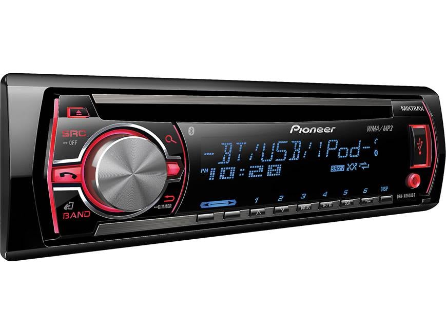 Pioneer DEH-X6500BT CD receiver at Crutchfield
