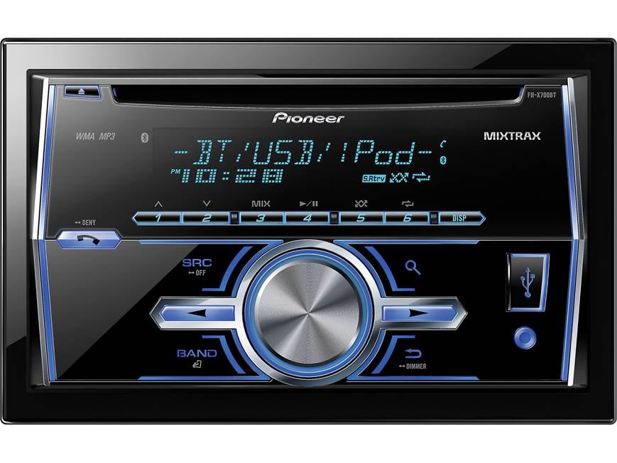 Pioneer FH-X700BT CD receiver at Crutchfield