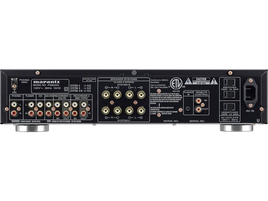 Marantz PM6004 Stereo integrated amplifier at Crutchfield